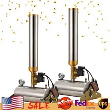 2PCS Confetti Launcher Machine Cannon Wireless Party Wedding Stage Paper Shots