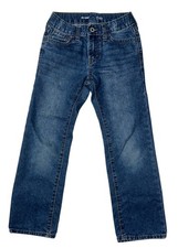Preowned- Old Navy Straight Built In Tough Denim Jeans Boys Size 7 