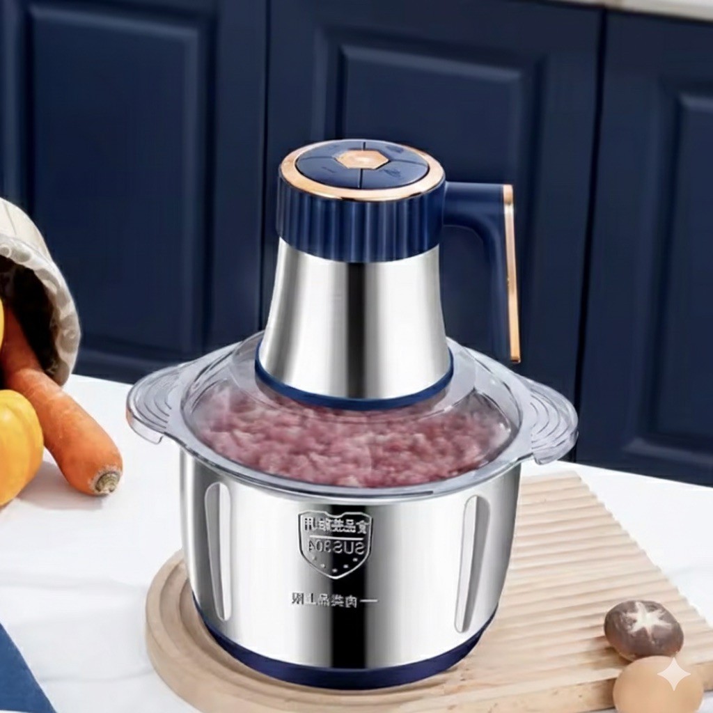 Hachoir électrique multifonction pour vos repas de famille et préparations de viandes maison