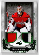 2018-19 Artifacts Materials Emerald Braden Holtby Jersey 36/65 Washington