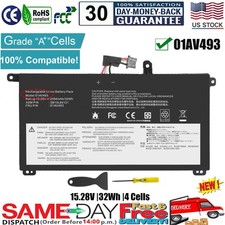01AV493 00UR891 Internal Battery for Lenovo ThinkPad T570 T580 P51S P52S 00UR890