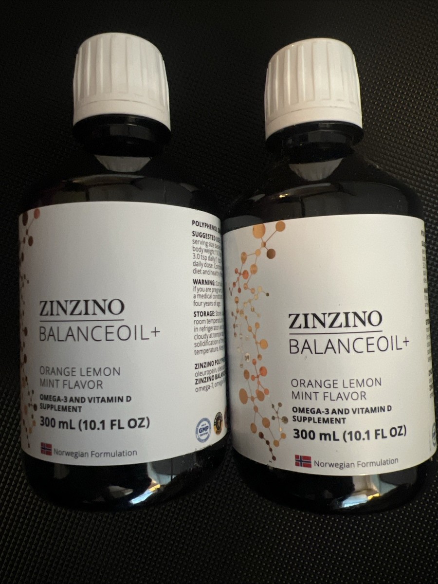 レキシオネオ　　ジンジン 2x Zinzino Balance Oil+ Orange Lemon Mint Exp 6/2028 - New/Sealed