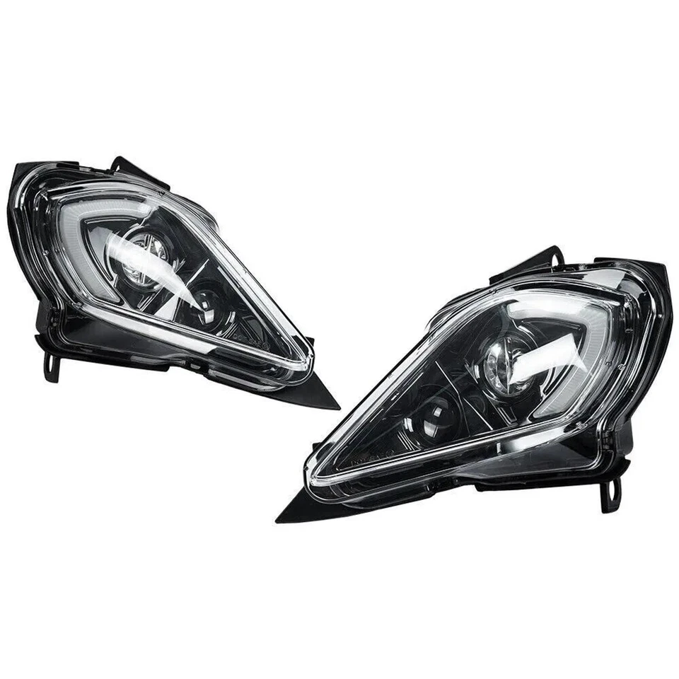 1Pair LED Headlights Replacement For YAMAHA RAPTOR 700 YFZ Wolverine 2006-2024 - Image 2 of 4