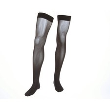 Mediven 22351 Medi ASSURE Thighs w/ Silicone Topband 30-40 mmHg - Black - Small