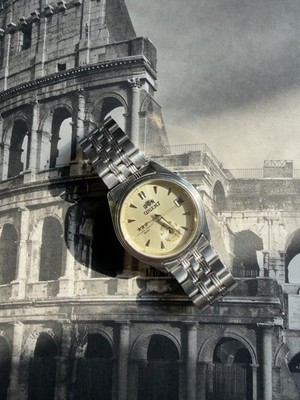 Orient 3 Star EMJ43-00 | Cream Sunburst Dial | Pointer Day Display | Automatic |