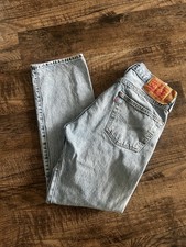 Vintage 1990s Levi's 501 Distressed Light Wash Jeans USA 30x29