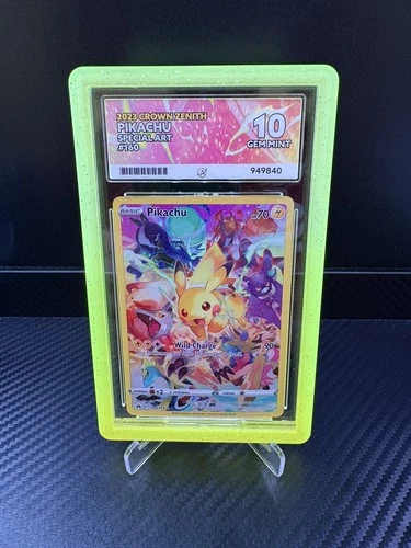 Pokémon TCG Crown Zenith Pikachu 160/159 Secret Rare ACE 10 Perfect Subgrades