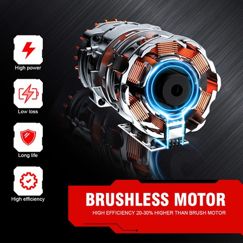 2 Battery Cordless Car High Pressure Washer Jet Water Wash Cleaner Gun Brushless - Picture 10 of 12