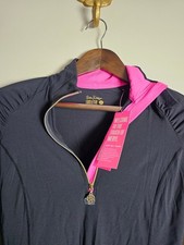 NWT Lilly Pulitzer Shirt Black Womens S Luxletic Athletic