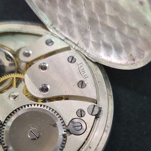 Antico orologio da tasca uomo argento massiccio limite c1910 funzionante ref3964 - Foto 12 di 13