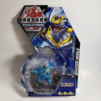 Bakugan Evolutions Platinum Series Warrior Whale True Metal Figure Gate Card