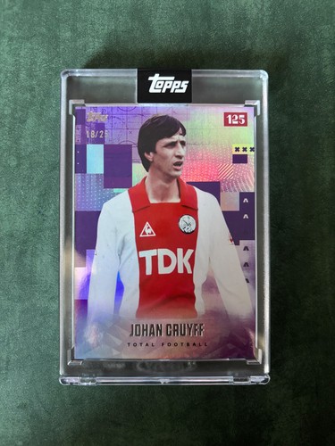 2025 Topps AFC Ajax 125th Anniversary Johan Cruyff Purple /25