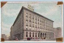 1920 Louisville Kentucky Vintage Postcard Calt House Exterior Building Unposted