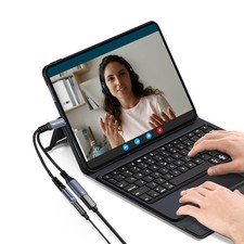 USB C to 3.5mm Headphone and Charger Adapter 2 in 1 USB C Headphone Adapter T...