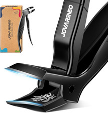 Toenail Clippers for Seniors, Angled Head Large Toe Nail Clippers for Thick Toen