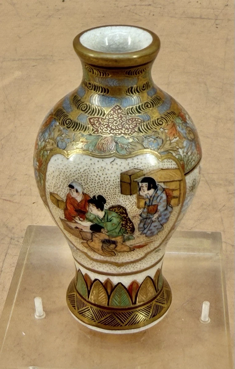 陶瓷日本古董花瓶| eBay