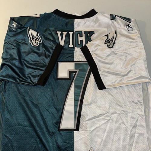 Vintage Philadelphia Eagles NFL Michael Vick #7 Reebok Two Tone Jersey Size 60 - Picture 16 of 19