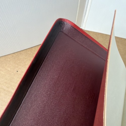 ANTIQUE CATHOLIC HOLY BIBLE RED LETTER GOLD EDGE PAPAL EDITION 1951 - Picture 23 of 24