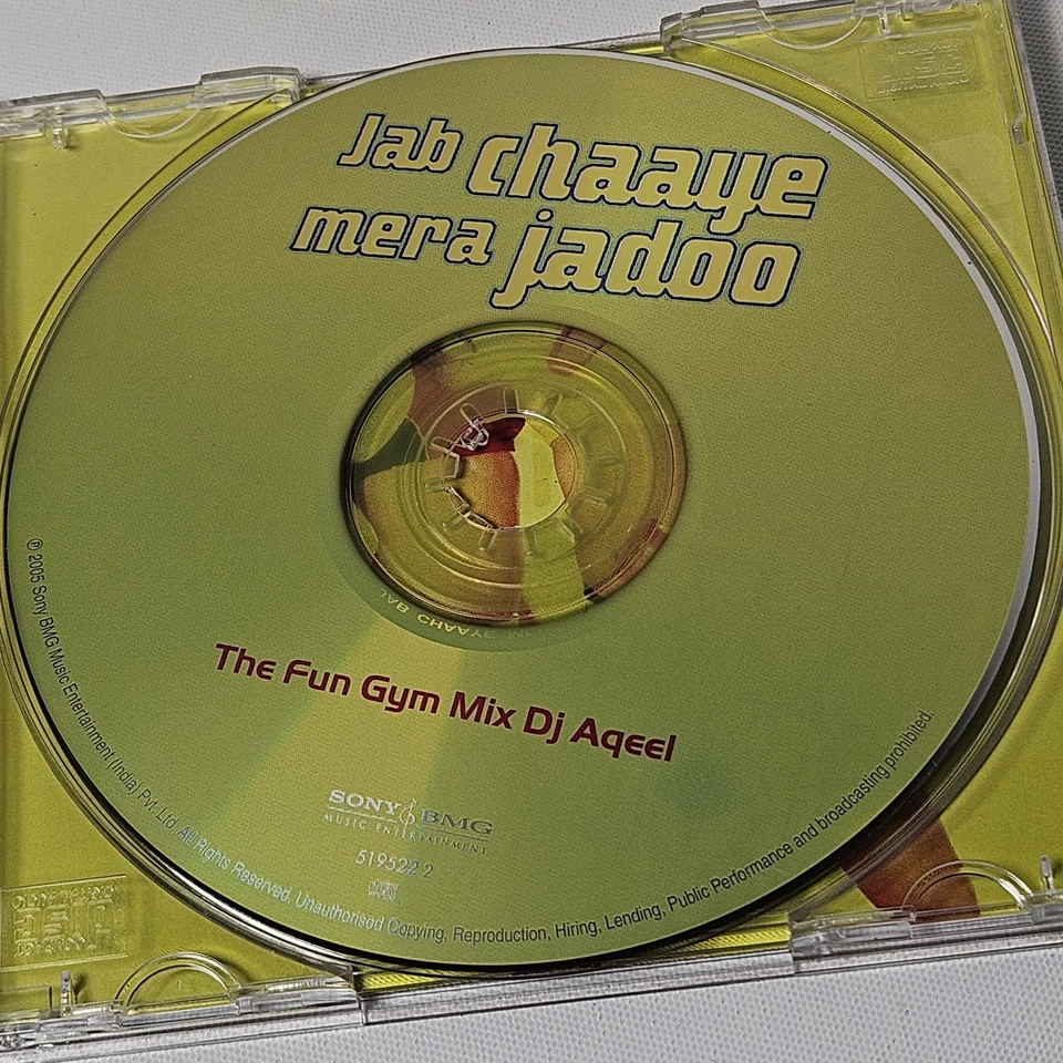 DJ Aqeel - Jab Chaaye Mere Jadoo - Bollywood Bhangra Disco Gym Mix Audio CD - Image 4 of 4