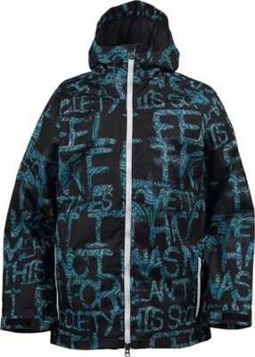 Burton Kilter Snowboard Jacket Men s Size M Unique Design Rare Vintage