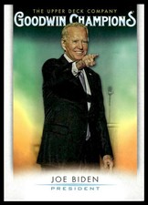 Joe Biden 2021 Upper Deck Goodwin Champions #2 President / Politician