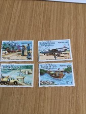Briefmarken, Laos 1984, Mi. 797/80 gestempelt,                      Z1 