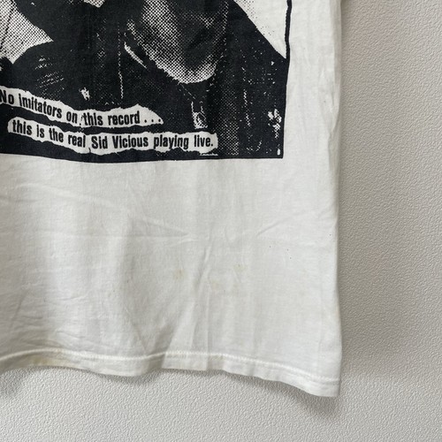 Vintage Sex Pistols T-shirt Sid Vicious Nancy Mens S White God Save Queen 90s - Picture 4 of 12