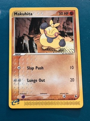 Ruby and Sapphire Makuhita - Common/Uncommon Pokemon Card - NM