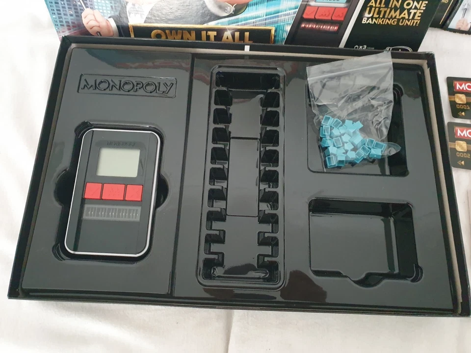 Monopoly Ultimate Banking Board Game Hasbro 2015 Complete - Image 4 of 4
