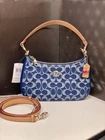 NWT Coach Teri Shoulder Bag In Signature Denim CAF82