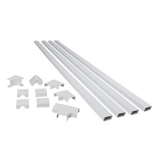Legrand Wiremold Cable Management Kit, CordMate II, Cord Organizer and Hider,...