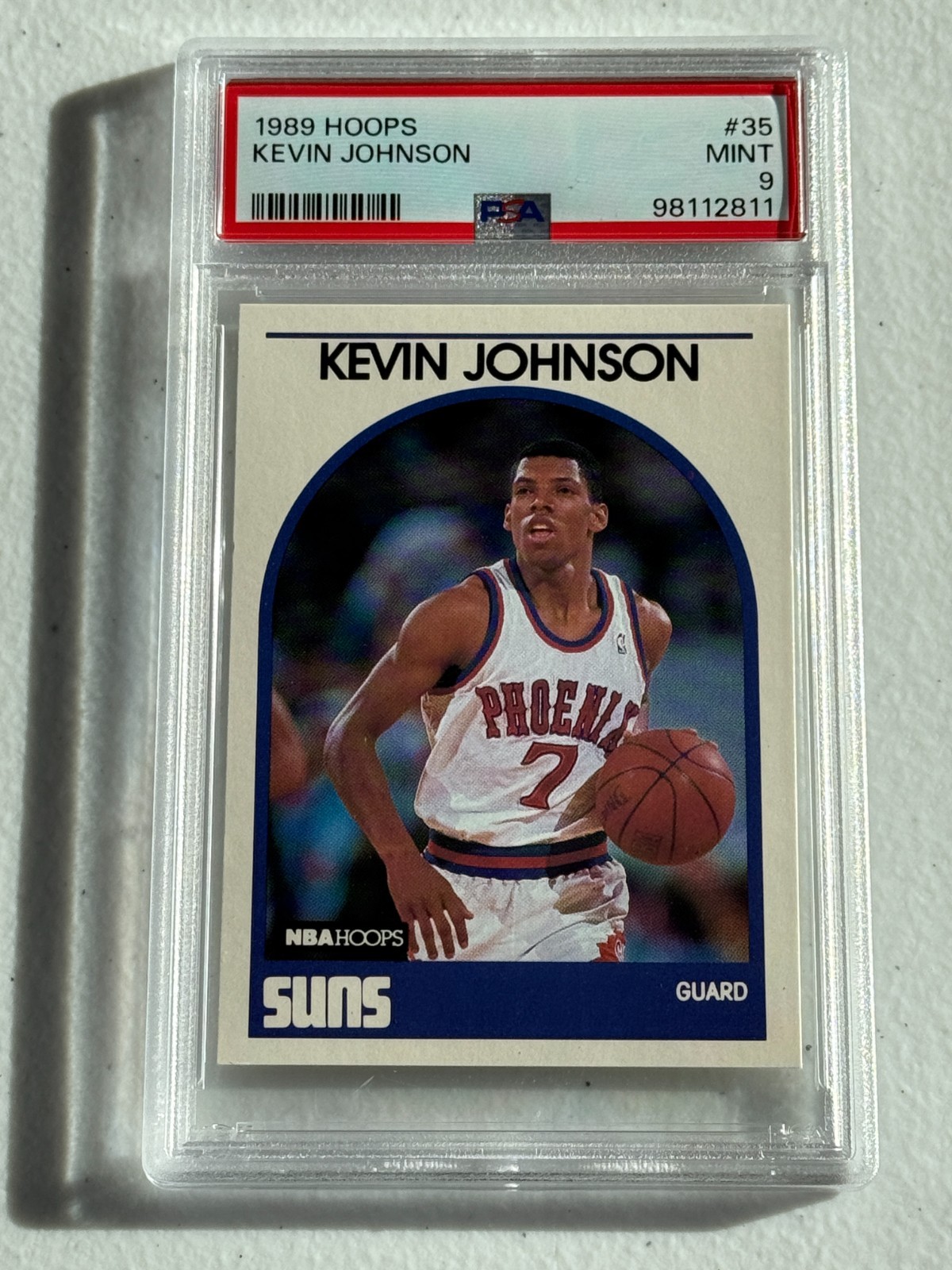 MINT Kevin Johnson ROOKIE CARD! PSA 9! 1989 Hoops #35 3xAll-Star Phoenix Suns