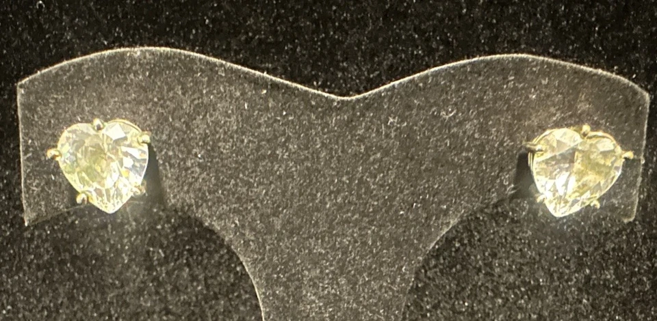 Aretes de corazón vintage Juicy Couture, circonita cúbica sin caja Foto 4 de 4