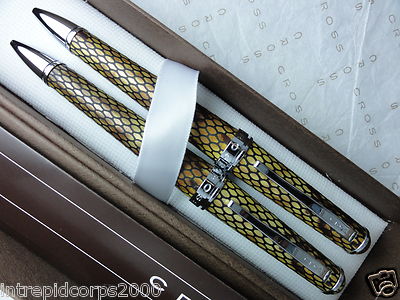 Cross Genuine Torero Textured Italian Desert Diamond Leather Pen