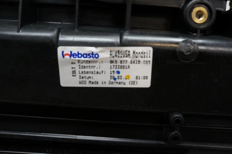 Audi A4 2013 montaje de panel de techo corredizo 8K5877071A OEM Foto 4 de 4