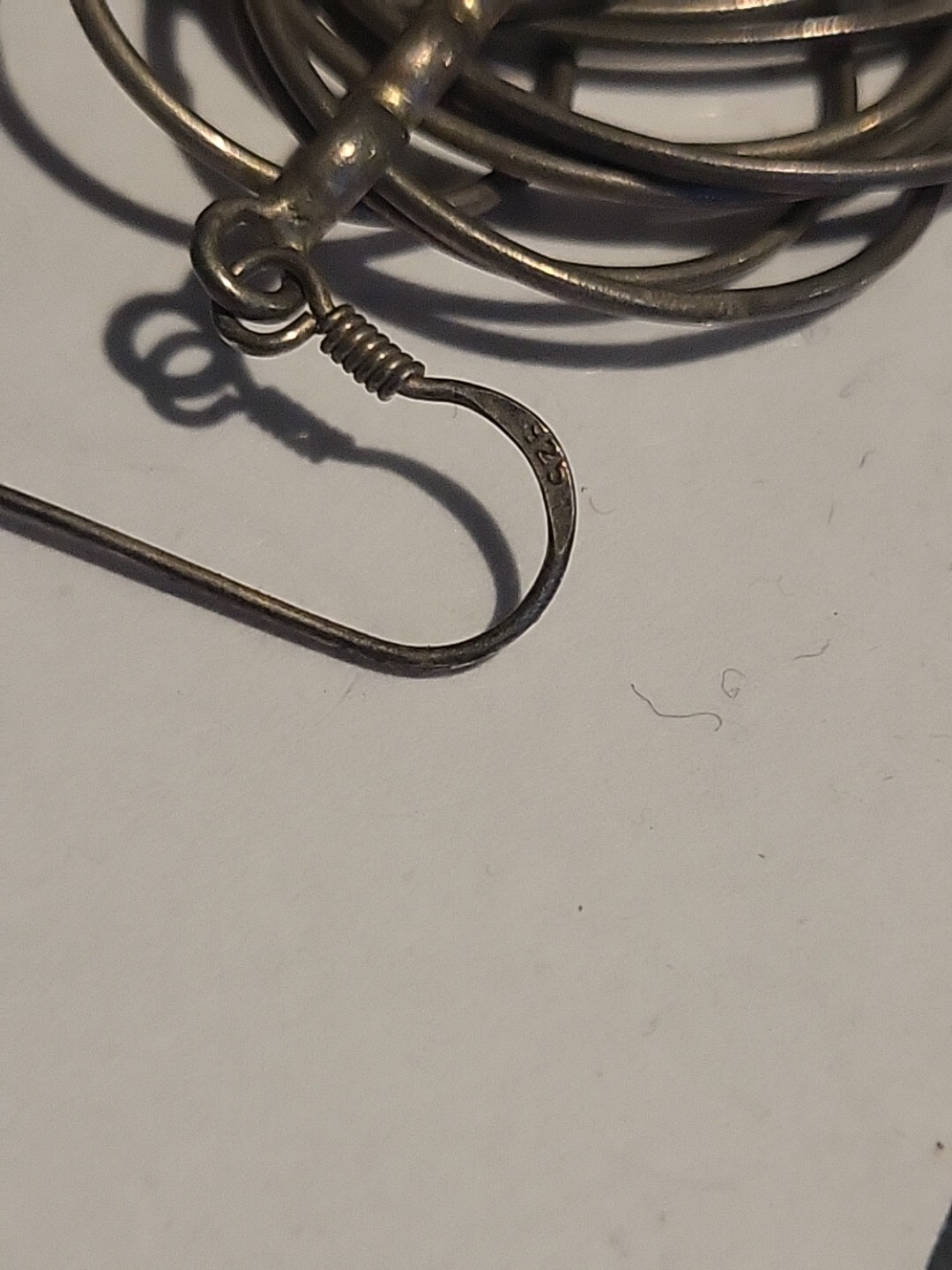 Multi-Layer  Sterling Silver Circle Round Tassel … - image 6