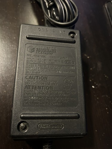 Official Nintendo Gamecube Power Supply Cord AC Adapter DOL-002 Original Cable - Picture 3 of 3