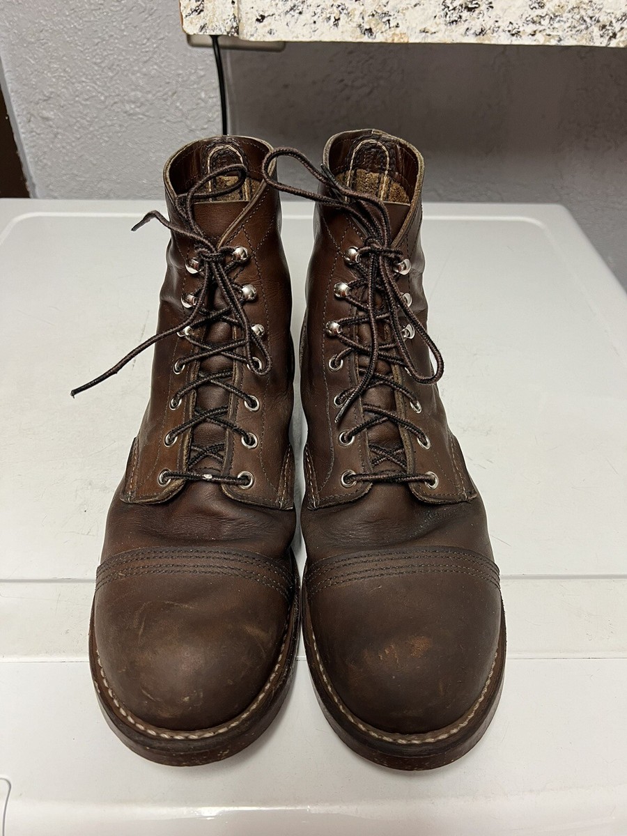 Red Wing 8111 Iron Ranger, Size 10.5D, Broke-in Perfect Patina 