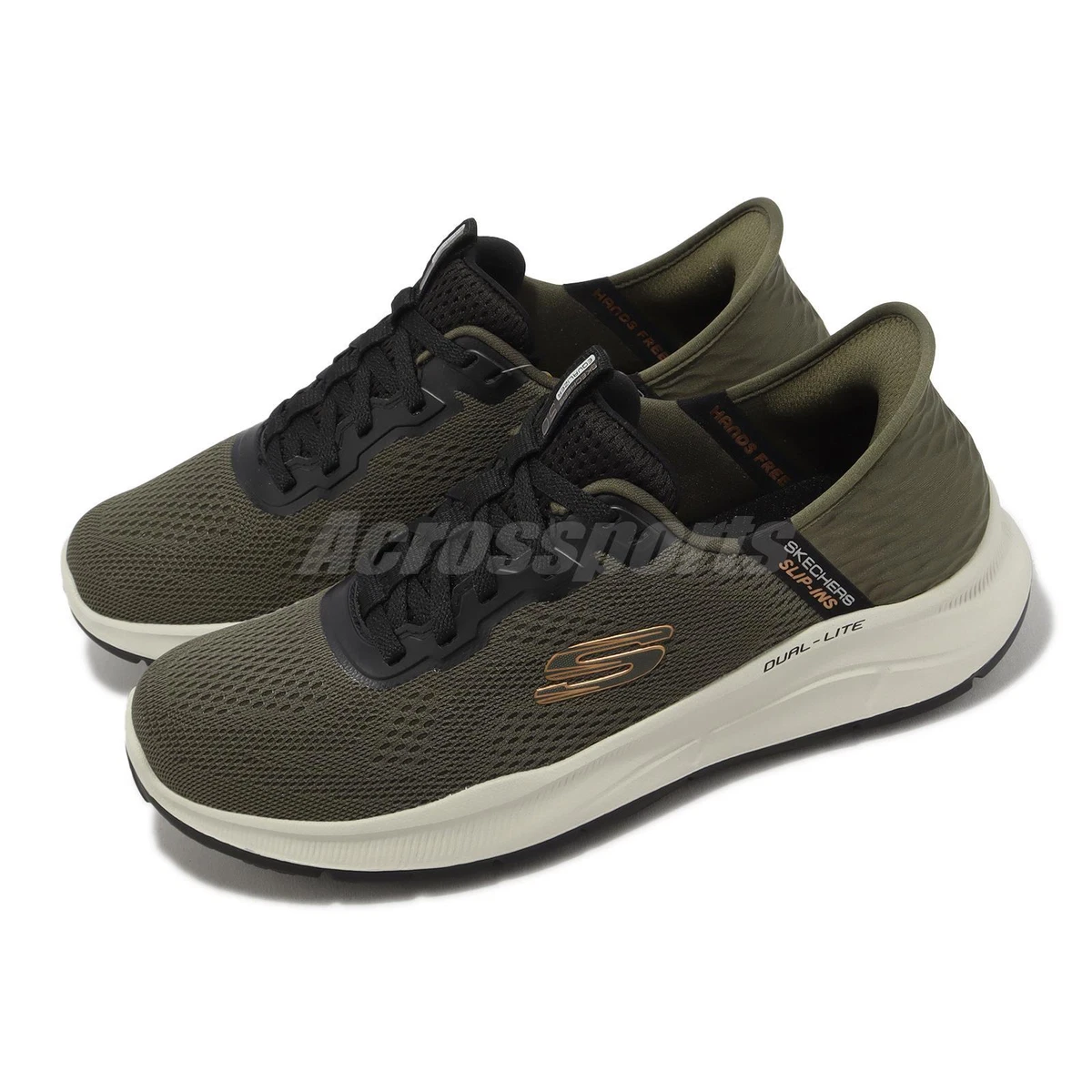 Men | Casual Equalizer Olive Skechers eBay 5.0-Standpoint 232460-OLBK Black Slip-Ins