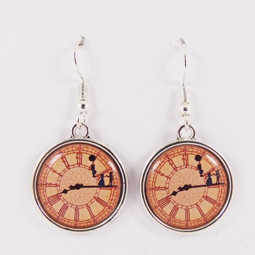 Peter PAN Orologio Orecchini Disney Big Ben VINTAGE FLYING Neverland  Tinkerbell | eBay