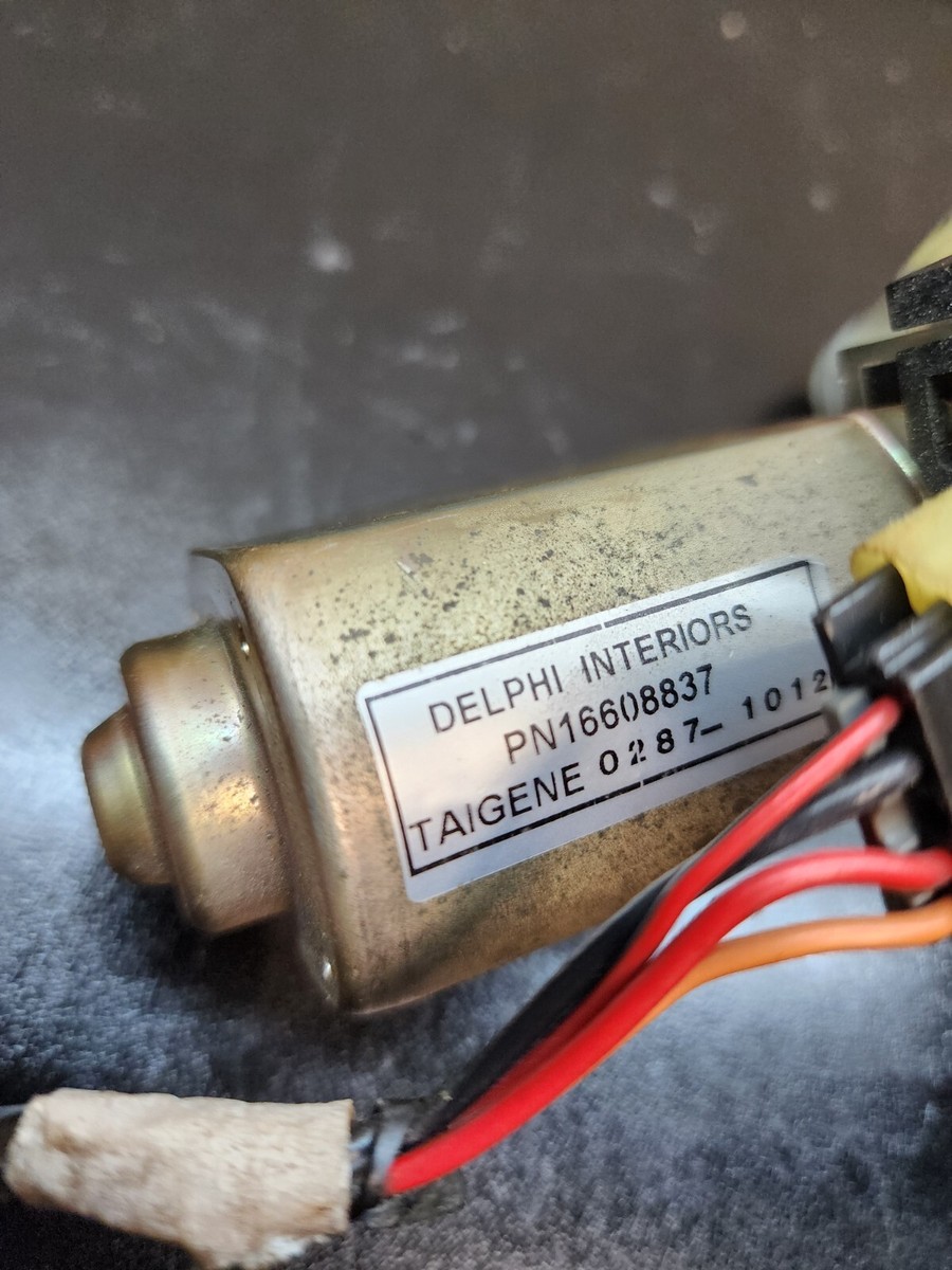 Delphi Cadillac Trunk Pull Down Pulldown Motor 5 Pin 16608837 C527