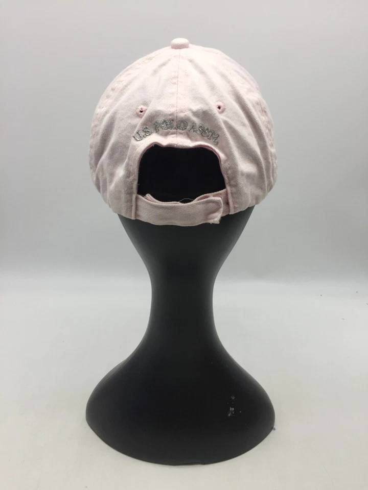 U.S. Polo Assn. Gorra de béisbol rosa ajustable talla única Foto 3 de 4