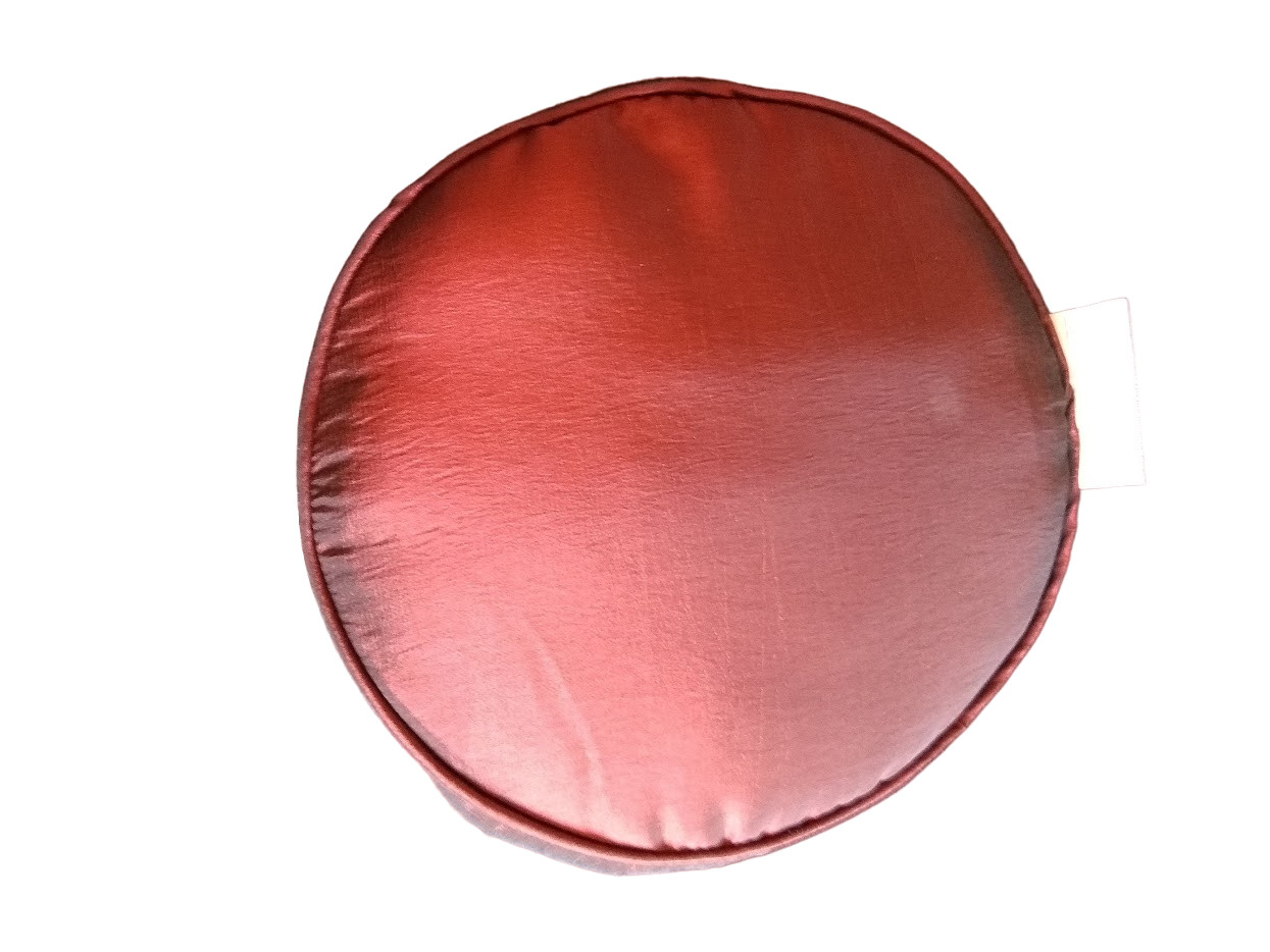 Vintage Delton Elegant Home Décor Burgundy Embroidered Welcome Pillow Set of 2