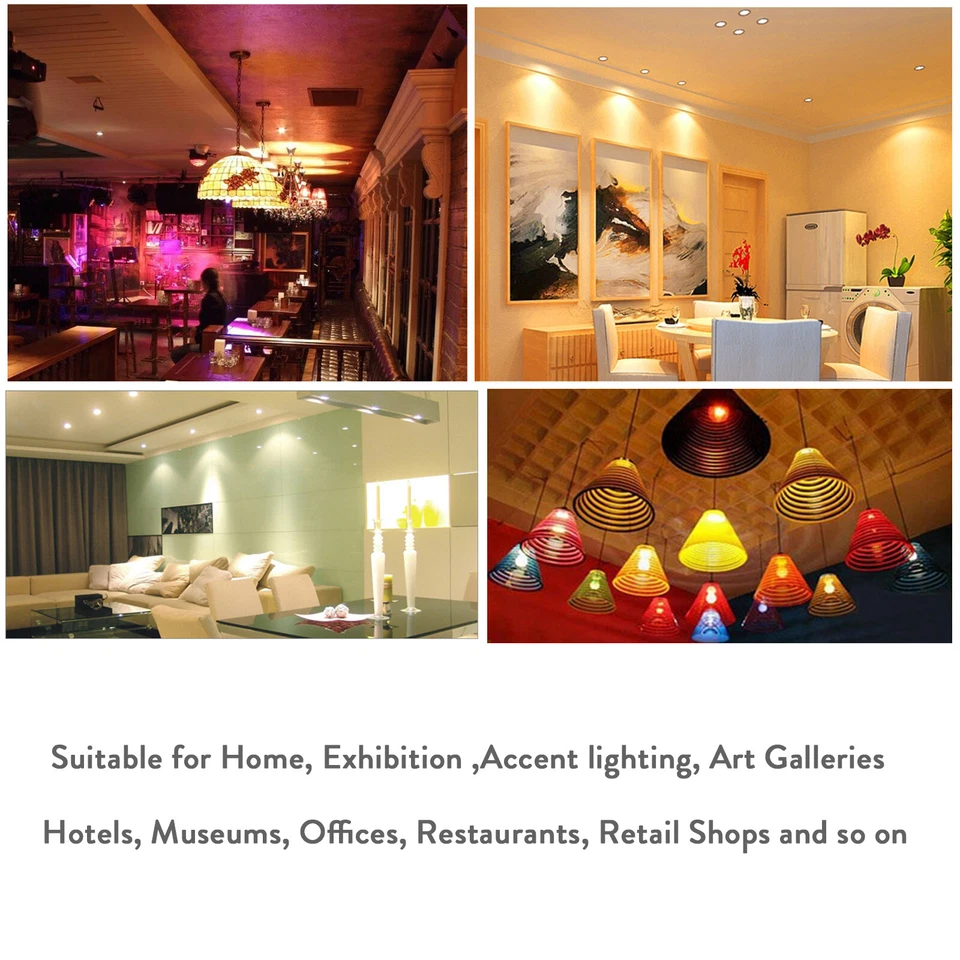 Multicolor Light Dimmable LED Spotlight Bulbs 3W MR16 GU10 GU5.3 E27 E14 12V 24V - Image 4 of 4