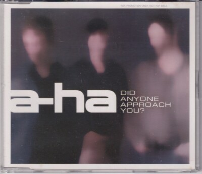 Aha / a-ha   Did Anyone Approach You? - 1 Track Promo Single CD 2002 WEA Records