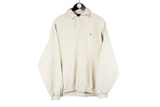 Vintage Gant Sweatshirt Size XL Collared Pullover Jumper 90s Casual Style