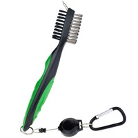 Golf Club Brush Heavy Duty Nylon+brass Golf Club Cleaning Brush Golf Spike Go... on sale Golf Club Brush Heavy Duty Nylon+brass Golf Club Cleaning Brush Golf Spike Go... on sale