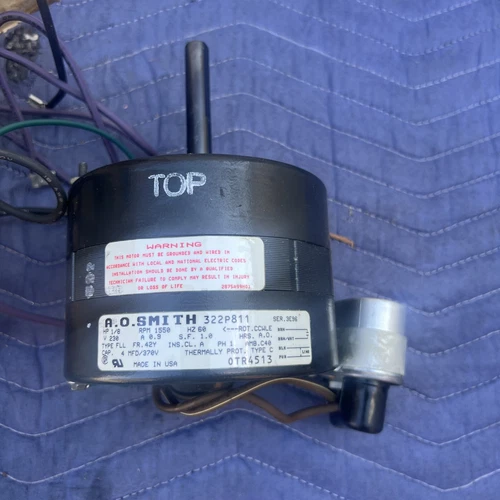 OTR4513 A.O. Smith GE Replacement Condenser Motor 1/8 HP