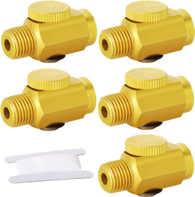 5PCS Brass Air Compressor Accessories Control Tool，In-Line Air Flow Regulator Va