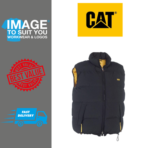 Caterpillar Men's Vest Bodywarmer Water Resistant Insulated Gil C430 eBay